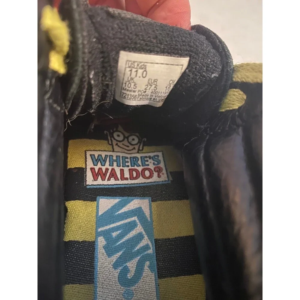 Vans kids Where’s Waldo high tops